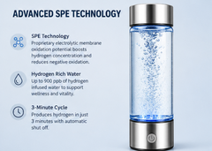 Hydrogen water bottle technology