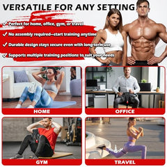 Thigh trainer folded for storage