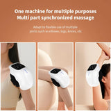 Smart Knee Massager with Heat 3D Air Compression Vibration USB Rechargeable Wireless for Knee Elbow Shoulder Pain Relief