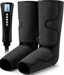 Air Compression Leg Massager — Heat, Foot to Thigh