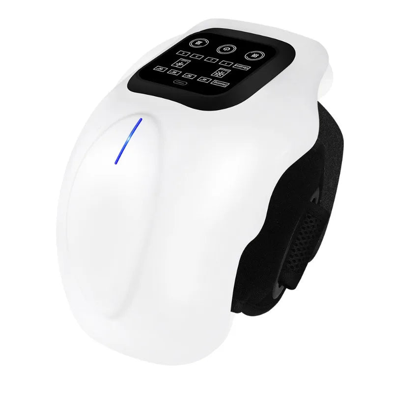 Smart Knee Massager with Heat 3D Air Compression Vibration USB Rechargeable Wireless for Knee Elbow Shoulder Pain Relief