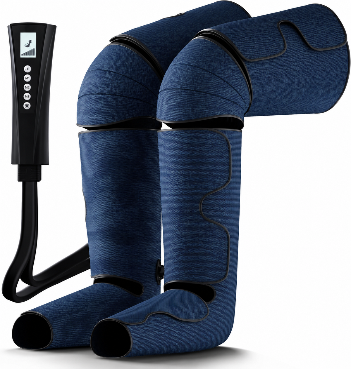 Air Compression Leg Massager — Heat, Foot to Thigh