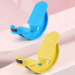 Adjustable angle positions on the calf stretcher