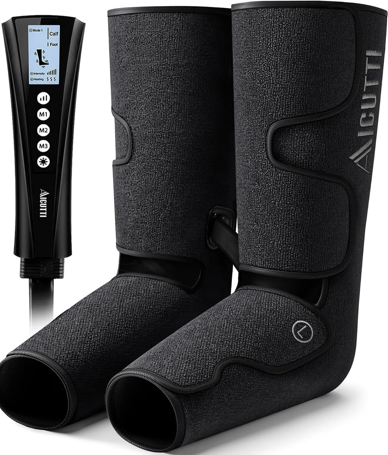 Air Compression Leg Massager with Heat for Foot, Calf, Knee & Thigh - Gifts for Christmas, Mother'S Day, Father'S Day - Leg Massage Boots for Women & Men - Relieves Muscle Tension and Pain