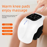 Smart Knee Massager with Heat 3D Air Compression Vibration USB Rechargeable Wireless for Knee Elbow Shoulder Pain Relief