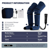 Air Compression Leg Massager with Heat for Foot, Calf, Knee & Thigh - Gifts for Christmas, Mother'S Day, Father'S Day - Leg Massage Boots for Women & Men - Relieves Muscle Tension and Pain