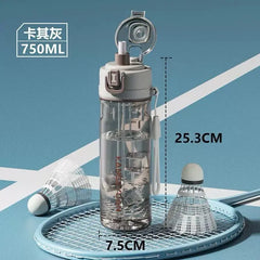 KOS KEY 24 Oz Spray Water Bottle with Straw Bpa-Free Tritan Sports & Travel Water Bottle with Cooling Mist Spray Water Bottle for Running Workouts and Outdoor Sports.