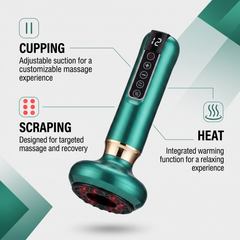 Smart Cupping Therapy Device — 12 Levels with Heat